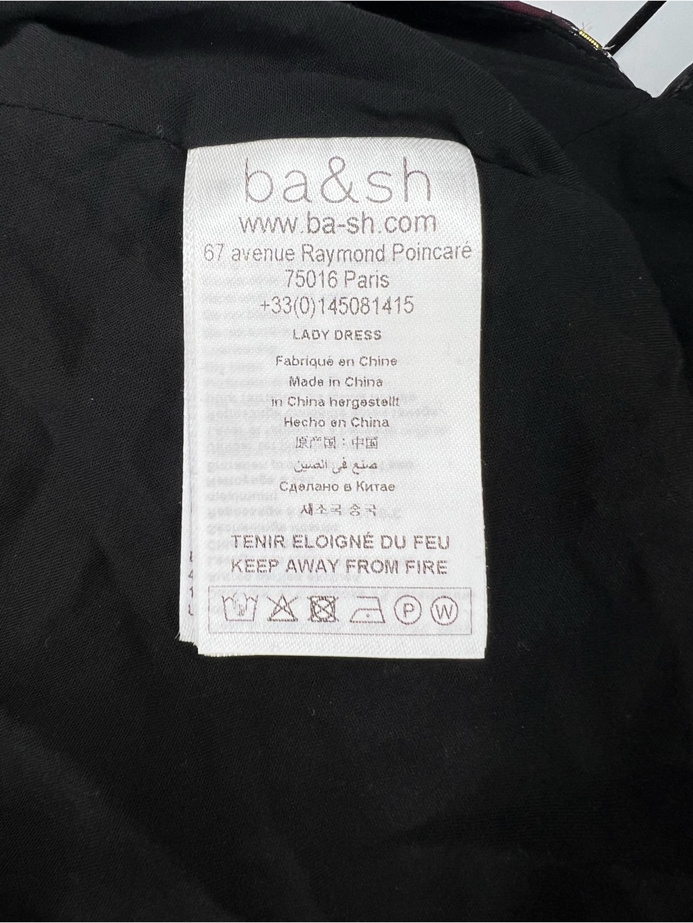 Ba&sh Kandy Maxi Dress Metallic Floral Cut Out size Medium - Picture 9 of 12